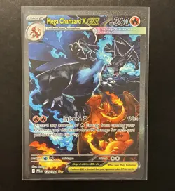 Pokemon TCG Mega Charizard X ex 125/094 Me02: Phantasmal Flames - Image 1