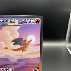 Pokemon Charizard ex 199/165 Special Illustration Rare Holo SV:151 NM - Image 3