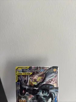Pokemon Pikachu and Zekrom GX SM168 Black Star Promo TCG READ DAMAGED - Image 2