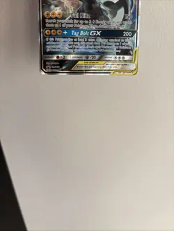 Pokemon Pikachu and Zekrom GX SM168 Black Star Promo TCG READ DAMAGED - Image 3