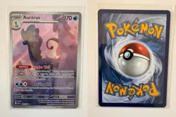 AURORUS 092/088 PERFECT ORDER HOLO ILLUSTRATION RARE POKEMON NM/M HACCAN - Image 3