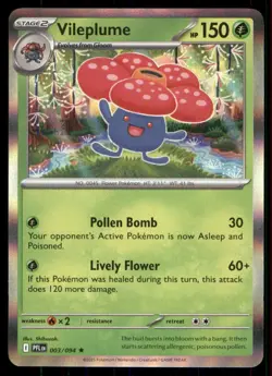 Me02: Phantasmal Flames Pokemon TCG Vileplume (HOLO) - Image 1