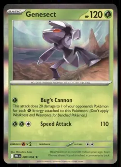 Me02: Phantasmal Flames Pokemon TCG Genesect (HOLO) - Image 1