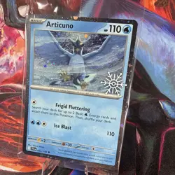 Articuno 032/159 (Holiday Calendar) Snowflake Stamp Promo SEALED With Swirl!🌀 - Image 3