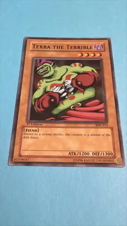 Yugioh: Terra The Terrible - SDK-013 - Common - 1st Edition LP/NM - Image 1