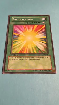 Invigoration - SDK-021 - Common - 1st Edition - YuGiOh - LP - Image 1