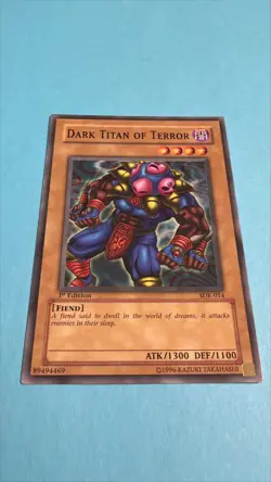 Yugioh! Dark Titan of Terror - SDK-014 - Common - 1st Edition - LP/NM - Image 1