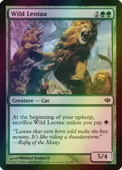 MTG Wild Leotau Foil ** Conflux ** English - Image 1