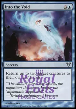 Into the Void 2x FOIL AVR MTG Avacyn Restored Uncommon MINT blue - Image 1