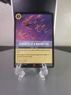 Strength of a Raging Fire 201/204 Fabled Regular Disney Lorcana Bonus Cards - Image 1