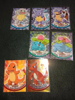 Pokemon Topps Holo Charmeleon #05 and Extra Cards - Image 1