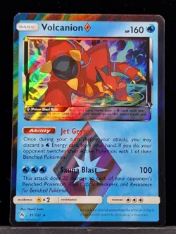 31/131 Volcanion Prism Star Rare Holo: Pokemon Trading Card Game Forbidden Light - Image 1