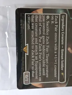 Sealed Zack Fair Magic the Gathering MTG Promo Card (FF7 Rebirth Switch 2 Bonus) - Image 3