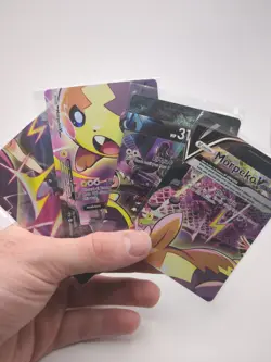 Pokemon Morpeko V-Union 4 Card Set SWSH287 SWSH288 SWSH289 SWSH290 Promo NM/Mint - Image 1