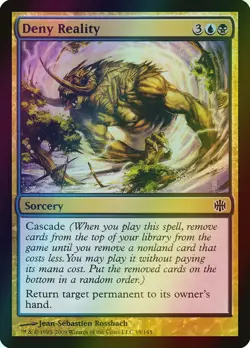 MTG Deny Reality Foil ** Alara Reborn ** English - Image 1