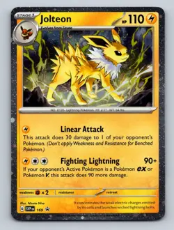 Pokemon Jolteon - (Cosmos Holo) Holo Rare SV: Scarlet & Violet Promo Cards 169 - Image 1
