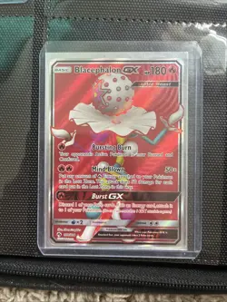 Pokemon TCG Blacephalon GX Lost Thunder Holo Full Art Ultra Rare Card 199/214 - Image 1