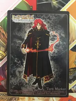Arvis Black Turn Marker Card Fire Emblem TCG NTT Publishing Holy War - Image 1