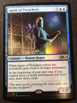 Agent Of Treachery - Foil - M20 - MTG - EN - LP - 043/280 - Image 1