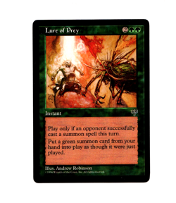MTG Lure of Prey SP/NM- Mirage Magic the Gathering ~ Free Shipping ~ - Image 1