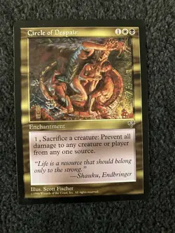 Magic The Gathering MTG - Circle of Despair - Mirage - Image 1