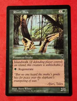 1996 MTG, RIVER BOA , COMMOM NM - M - Image 1
