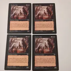 4 Zombie Mob Mirage MTG - Image 1
