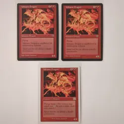 3 MTG Volcanic Dragon - Image 1