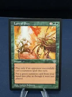 MTG - Magic The Gathering - Lure Of Prey - Mirage - NP/NM! - Image 1