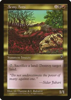 Visions Army Ants MTG Magic the Gathering NM - Image 1