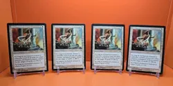 ⚪⚪⚪ (4) 1996 MAGIC THE GATHERING FAVORABLE DESTINY MIRAGE PLAYED ⚪⚪⚪ - Image 1