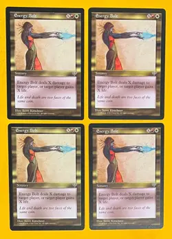 MTG ENERGY BOLT (x4) Mirage (OldManMTG 010-171) - Image 1
