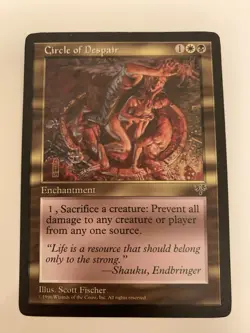 MTG LP Circle of Despair Mirage Free Shipping In The US with Tracking - Image 1