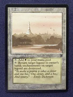Karakas - 1994 Magic the Gathering MTG Legends - Free Shipping! - Image 1