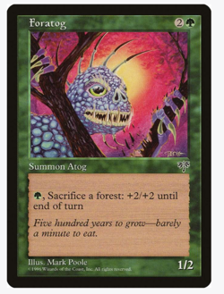 Foratog - Mirage (MIR) PLAYSET (x4) Vintage Magic the Gathering NM/LP - Image 1