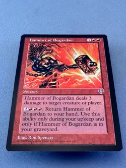 Hammer of Bogardan Mirage MTG—Unplayed Near Mint—Vintage Magic the Gathering - Image 3