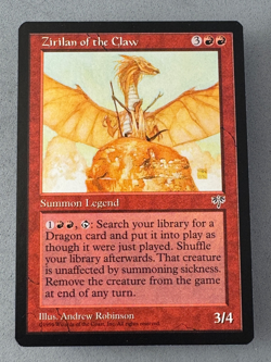Zirilan of the Claw MTG Mirage—Never Played Near Mint/Mint—Vintage RESERVE LIST - Image 1