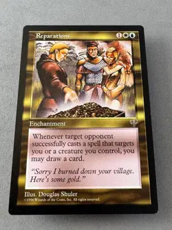 Reparations MTG Mirage—Unplayed Near Mint—Vintage Magic RESERVE LIST - Image 3