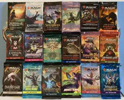 Magic The Gathering Sealed Set Booster Pack Lot - All Sets (2020 - 2023) - Image 1
