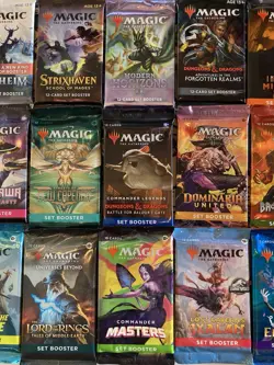 Magic The Gathering Sealed Set Booster Pack Lot - All Sets (2020 - 2023) - Image 3