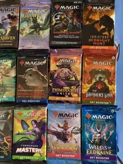 Magic The Gathering Sealed Set Booster Pack Lot - All Sets (2020 - 2023) - Image 4