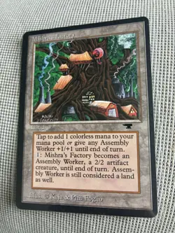 Mishra's Factory Summer, Antiquities, Magic The Gathering, NM - Image 1