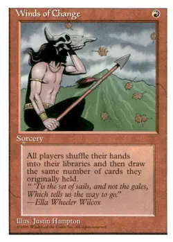 MTG - 4th Edition - Winds of Change - NM - Image 1