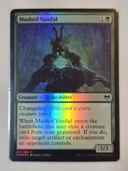 Masked Vandal C Kaldheim 184 Near Mint - Image 1