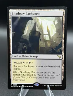 Shadowy Backstreet #268 (NM) Murders Karlov Manor MTG Non Foil - Image 1
