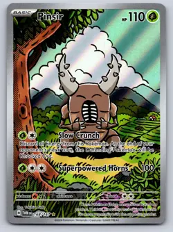 Pinsir 168/167 Illustration Rare Twilight Masquerade Pokemon Near Mint - Image 1