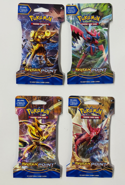 Pokemon XY Break Point Sleeved Booster Pack Art Set - Image 1
