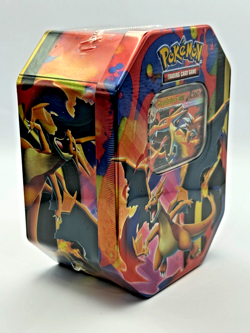 Pokemon Mega Charizard EX Tin Set Sealed Charizard X and Y + Extra Charizard Y - Image 3