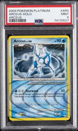 2009 POKEMON PLATINUM ARCEUS #AR4 ARCEUS-HOLO PSA 9 - Image 1