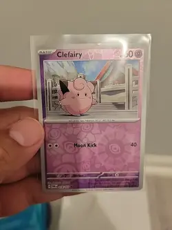 Reverse Holo Clefairy 078/167 Common Twilight Masquerade Pokemon TCG - Image 1